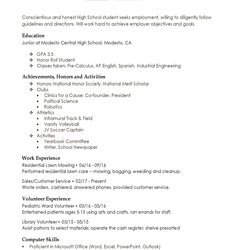 Terrific High School Resume Templates For Students And Teens Student Template Work Australia Experience