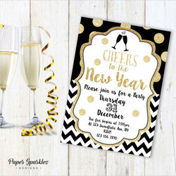 Worthy New Year Invitation Templates To Download Sample Printable Years Eve