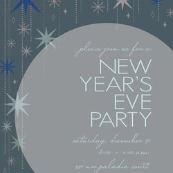 High Quality New Years Eve Party Invitation Templates Template Invitations Year Invite Sponsored Links Free