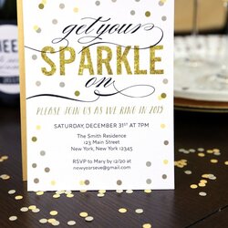 Perfect Free Printable New Eve Party Invitation Year Invitations Years Invite Template Wedding Birthday