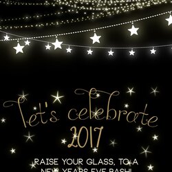 Cool Free New Years Party Invitation Eve Invitations Template Templates Invite Christmas Year Printable