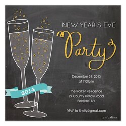 Fine New Years Eve Invitations Template Year Party Invitation Invite