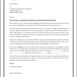 Superior Notice Reply Letter Format In Word
