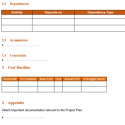 Worthy Project Plan Template Example And Creation Steps