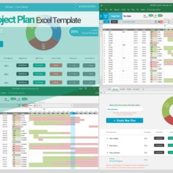 Sublime Project Plan Template Single Advanced Excel