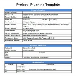 Supreme Sample Project Plan Template Proposal