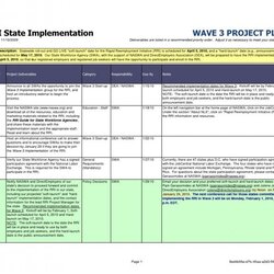 Cool Sample Project Plan Template