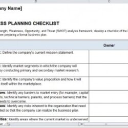Project Plan Template Excel
