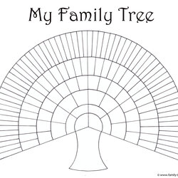 Cool Blank Family Trees Templates And Free Genealogy Graphics Ancestry Generation Intended Printable Tree For