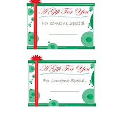 Printable Gift Tag Template