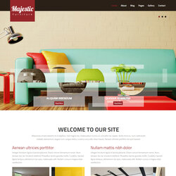 Incredible Freebies For Web Designers June Interior Template Majestic Multipurpose Design