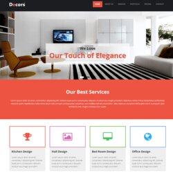 Superb Best Free Real Estate Website Templates Decors Bootstrap Interior Design Template