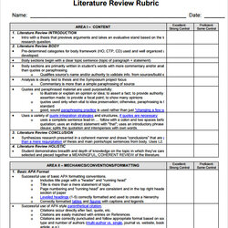 Out Of This World How To Write An Style Literature Review Sample