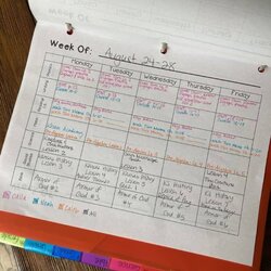 Smashing Lesson Plan Printable Can Teach My Child Weekly Old