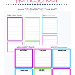 Lesson Plan Trackers Classroom Must Haves