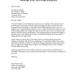 Superior Thank You Letter Sample Download Free Documents For Word And Excel