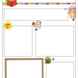 Super Teacher Newsletter Templates Woo Jr Kids Activities Template Classroom Preschool Word Printable