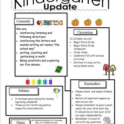 Smashing Free Teacher Newsletter Templates Template Kindergarten Parent Classroom Preschool Parents September