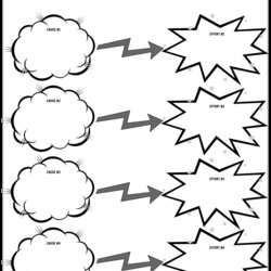 Cause And Effect Worksheets Templates Maker Worksheet Template Create Explosions