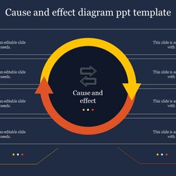 Awesome Cause And Effect Diagram Template
