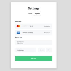 Bootstrap Credit Card Payment Form Template