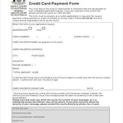 Spiffing Free Sample Payment Receipt Forms In Ms Word Excel Form Credit Card Gov Au