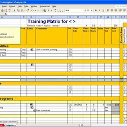 Supreme Employee Training Matrix Template Excel Task List Templates Staff Spreadsheet Skills And