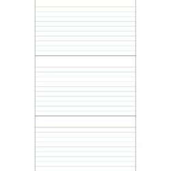 Outstanding Simple Note Card Templates Designs Template