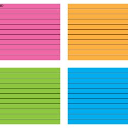 Fine Simple Note Card Templates Designs Template