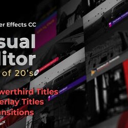 Supreme Visual Editor Pack Of After Effects Version Intro