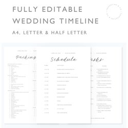 Editable Wedding Template Minimal Day