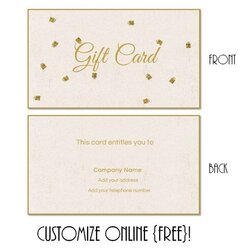 Splendid Free Printable Gift Card Templates That Can Customized Online Certificate Yoga Certificates Voucher