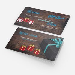 Marvelous Free Download Gift Card Template