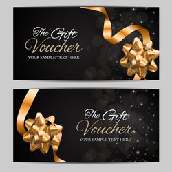 Sublime Premium Vector Gift Card Template