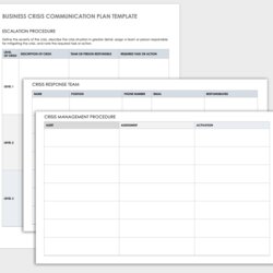 Marvelous Free Crisis Communication Plan Templates