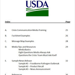 Crisis Communication Plan Templates Doc Template Sample Logo Info Documents Word