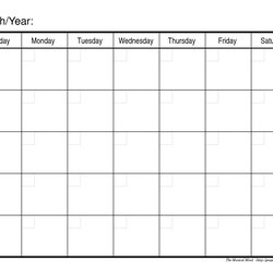 Exceptional Blank Calendar To Fill In Best Example Get
