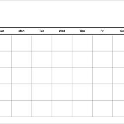 Very Good Blank Calendar To Fill In Template Intended Printable At For