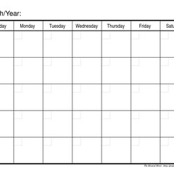 Monthly Calendar To Print And Fill Out Template Calendars Printable Outs