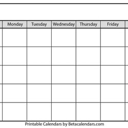 Best Blank Calendar To Fill In Printable Calendars