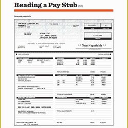 Sublime Free Pay Stub Template With Calculator Of Sample Stubs Payroll Download Documents In