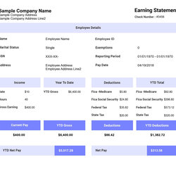 Outstanding Free Pay Stub Template With Calculator No Watermark Download Sample Templates