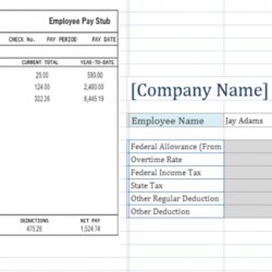 Capital Template Excel Templates Stub Payout Salary Checks Free Employee Pay
