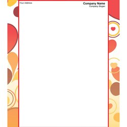 Wonderful Free Letterhead Templates Examples Company Business Personal Template