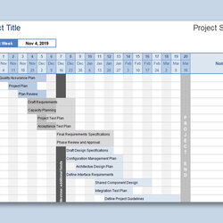 Excel Of Useful Business Project Schedule Free Templates