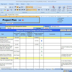 Cool Download Free Performance Management Plan In Template Project Planning Excel Forms For