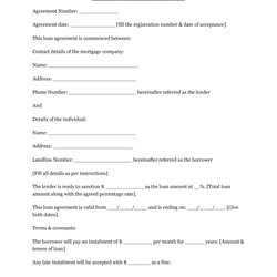 Spiffing Free Loan Agreement Template Australia Printable Templates