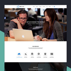 Fine View Website Template Free Images Simple One Page Corporate