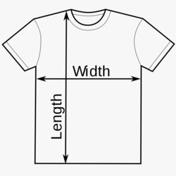 Supreme Transparent Shirt Vector Size Diagram Download
