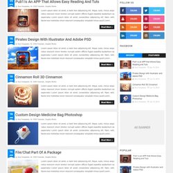 The Highest Quality Amazing Responsive Blogger Templates Professional Mobile Template Top Friendly Themes
